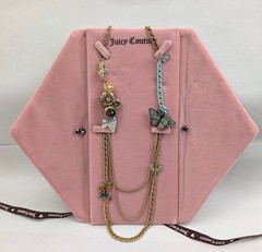 Vintage Y2K NWT 2008 JUICY COUTURE Butterfly NECKLACE. Retired & Rare 35″