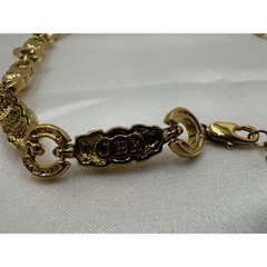 Limited Production JBK Camrose & Kross Pearl Crystal Gold Tone Link Necklace