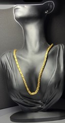 24k Stunning Hefty & Thick Pure .999 Fine Gold Chain 22” inch 4.5mm