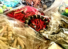 1/2LB Jewelry TREASURE Estate Lot with a Boho, Beach, Gypsy Theme ALL WEARABLE