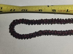 Vintage 1960s Almandine Garnet Microbeaded Cluster Strand Necklace 24in