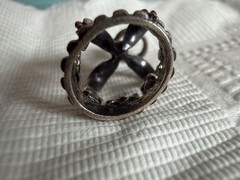 Vintage Sterling Silver Charm Airplane, lamp, crown, ring, car, prospector, bowl