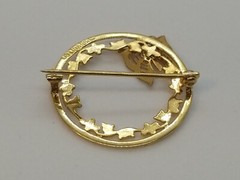 ’30s Antique Butterfly BELAIS Art Deco 10K Gold Filigree Brooch Pin 1.3 grams