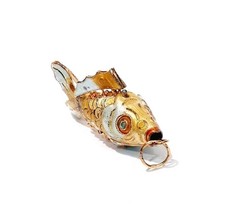 Vintage Closionne Articulated Fish Pendant Multi Color SEE DESCRIPTION Free Ship