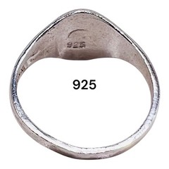 Initial Letter L Signet 925 Sterling Silver Child Woman Pinky Ring Size 3.25