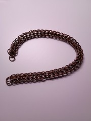 Byzantine chainmail silver tone vintage thick 17 inches. Cosplay, Medieval chain