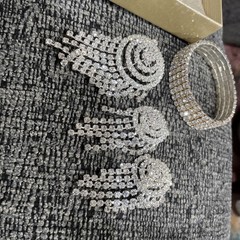 JTV Clip Earrings Brooch Bracelet Stunning DB3