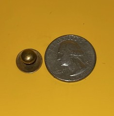 Vintage Tiffany & Co 14K Yellow Gold Tuxedo Shirt Stud Cuff Link Button Blank