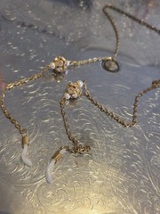 vintage eyeglass necklace chain