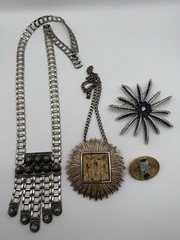 Lot of Vintage Jewelry Some Signed Weisner Marena Edlee Razza? Some TLC