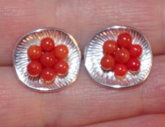 VINTAGE GORGEOUS DIAMOND CUT WHITE GF JACKETS FOR EARRINGS USE W ANY STUDS