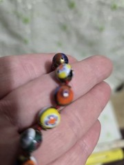 VTG MCM MURANO GLASS BEADS VENETIAN 30in NECKLACE & BRACELET