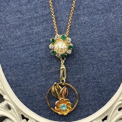 Vintage 12k Gold Filled Watch Chain FOB, ChatelaineSlide,Swivel Dog Clip, ~READ~