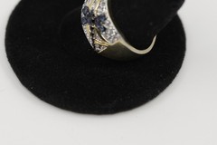 Dragonfly Gemstone Ring Sterling Silver