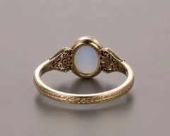 Natural Star Sapphire Ring Vintage Floral Filigree Sterling Silver Ring