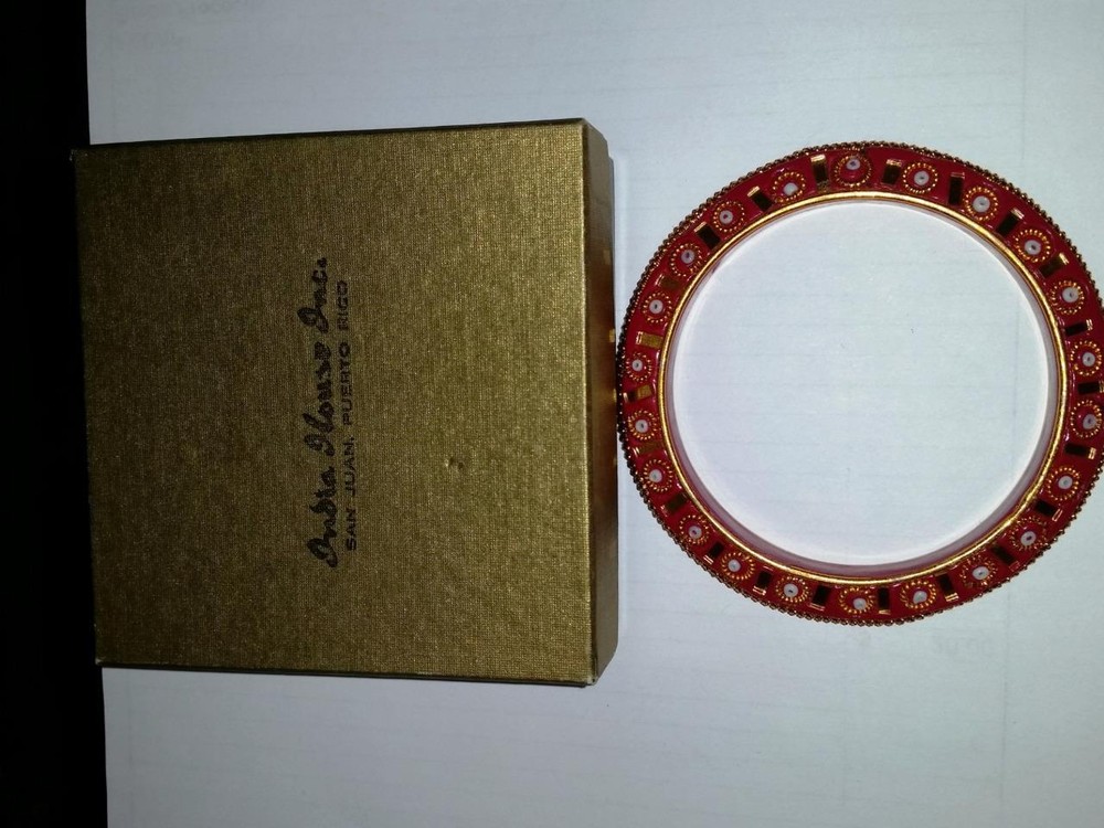Vintage Red Bangle Made in India from India House Inc San Juan Puerto Rico