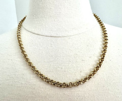 Vintage, Gold Plated, Double Links, over 20” Length Unisex Chain.