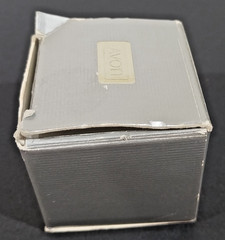 NOS Vintage 1985 Avon Genuine Cultured Pearl Ring Size 8 18K HGE Blue Velvet Box