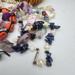 Vintage Beachy Bracelet Lot Mermaid Shell Surfer Jewelry Reseller 21 Pc 1.57lb
