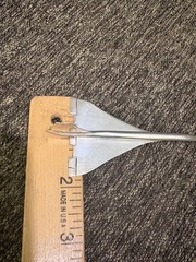 Large 3.75” Modernist Concord Jet Plane British Airways Sterling Silver Brooch