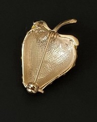Vintage Style Strawberry Brooch Enamel On Metal