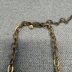 Vintage J Crew Necklace Jeweled Statement Burgundy Black Gold Tone 19 Inches