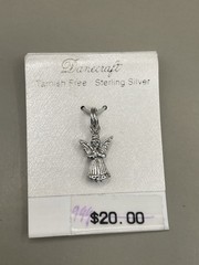 VTG Danecraft Sterling Silver 925 Angel 0.7” Pendant Charm NWT