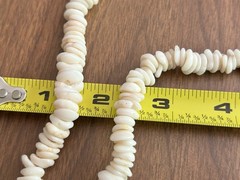 Vintage Puka Shell Necklace 70’s Beach Surfer 16″ Barrel Closure Estate Find