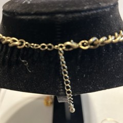 Beautiful Vintage Estate Collar / Bib Necklace With Glass Rhinestones Y2K Era