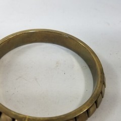 Vtg Mid Century Modern Bracelet Gold Tone Metal