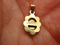 1/20th 12K Gold Filled Opal Pendant 18MM X 9MM VINTAGE