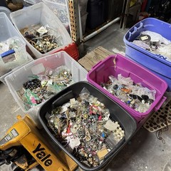 1 Pound Unsorted Tangled Jewelry Vintage Modern Wear Junk Mystery Treasure Hunt