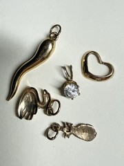 Vintage 14k Gold Charm Lot