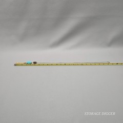 Vintage SHB Turquoise Howlite Tassel Pendant Gold Tone Chain Necklace 33″ Long