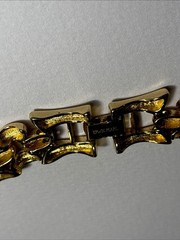 Vintage Erwin Pearl Designer Gold Tone Necklace Signed