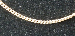 Vintage Esemco 10K Rose 1.4mm Curb Link Chain 16 1/4″ Necklace Solid 417 Estate