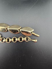 Vintage Monet Gold-Tone Jewelry Set – Necklace Earrings & Tulip Brooch
