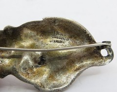 Set of 3 Viking Craft Sterling Silver Brooch Pins 50 grams 1″ x 2″
