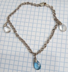 Vintage Bracelet with stones Sterling Silver 925 test Beautiful Women’s Jewelry