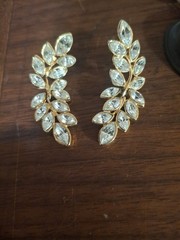 JEWELRY NECKLACES 17PC. HEART BRACELET AND DIAMOND EARRINGS. SEE PICTURES…