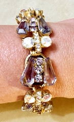 JULIANA D&E LAVENDER PENTAGON Bracelet w/ Borealis Pittman Book Piece Pg 221