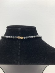 Vintage Heavy Heart W/ Good Luck Elephant Inside Pendant Necklace