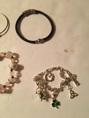 Costume Jewlery LOT OF BRACELETS,NECKLACE,AND EARRINGS MOSTLY FOR WOMAN