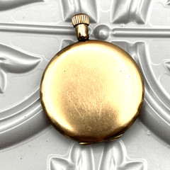 Antique Victorian Daggett Clap D&C Gold Filled Photo Locket