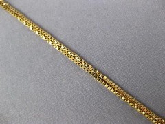 ESTATE 14KT YELLOW GOLD 1MM SOLID BOX 16″ ITALIAN CHAIN WITH LOBSTER LOCK #27400