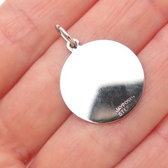 JAY POSON 925 Sterling Silver Vintage Monday’s Child Charm Pendant