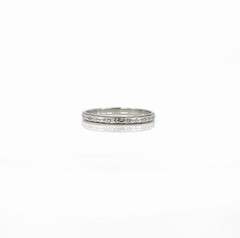 Vintage Belais Wedding Band, Size 7.75, Art Deco