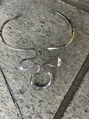 Anna Greta Eker Sterling Silver necklace Norway Norwegian vtg estate 1611
