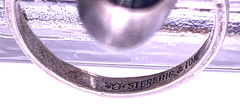 Vintage UNCAS sterling silver and 10k gold Tiger’s Eye Ring size 5