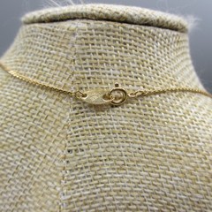 Vintage Trifari Necklace Pinecone Pendant Dainty Gold Tone 24 Inch